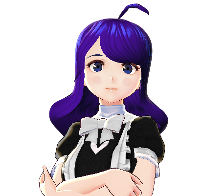 Sharen standing like she waits for you to say something.